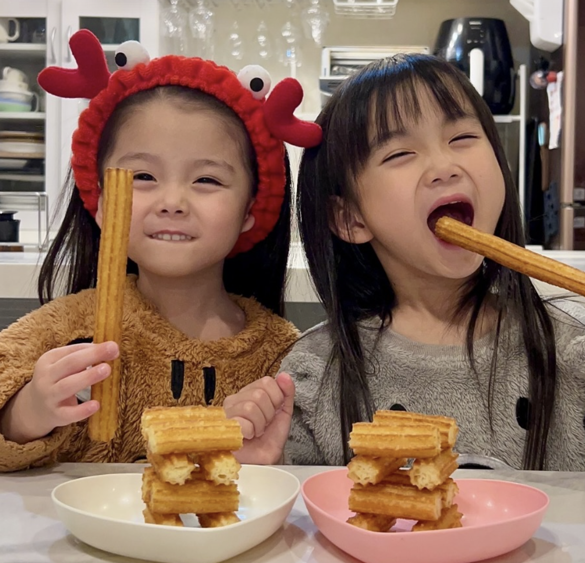 朝ごはんにチュロス